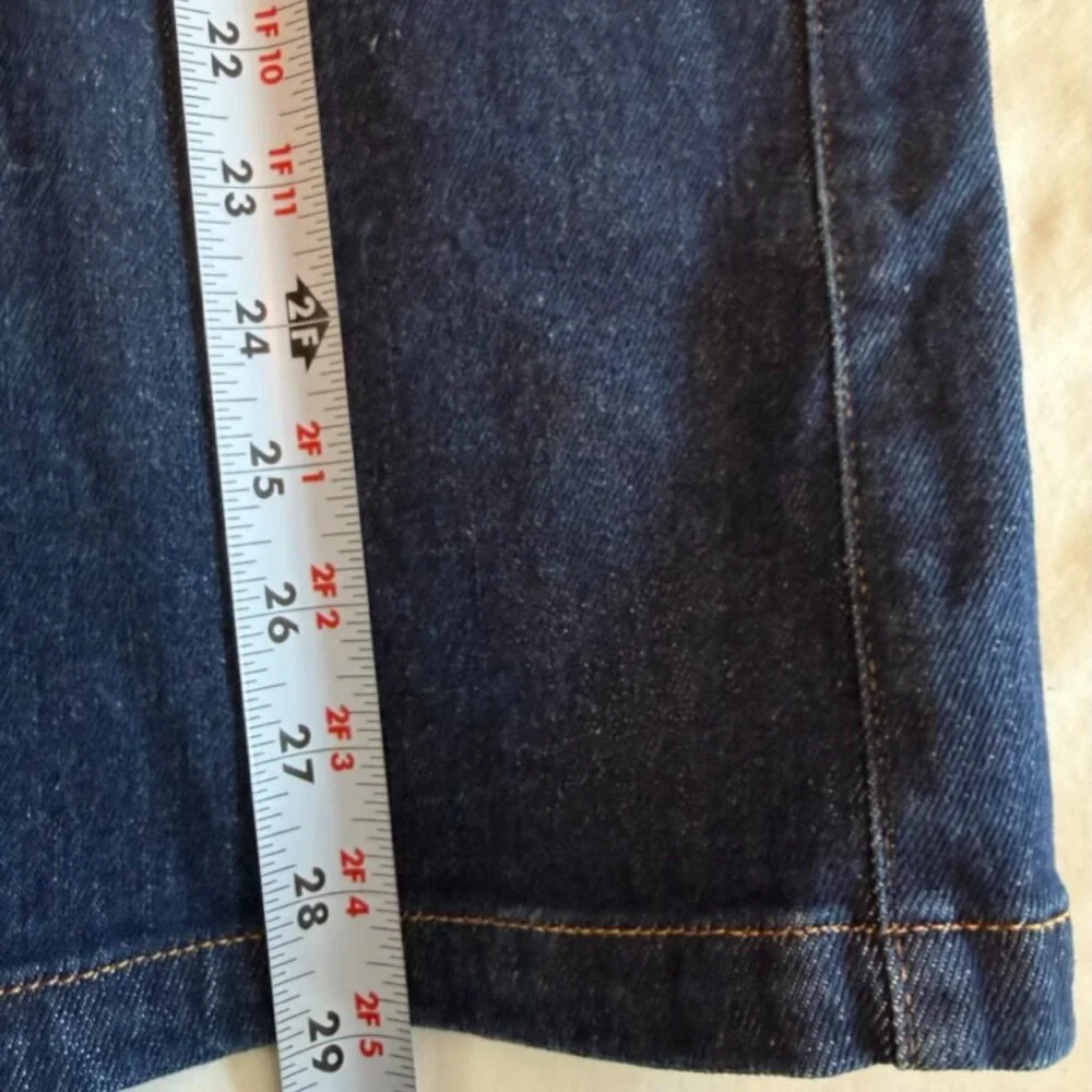 GAP Blue Denim Midi Skirt